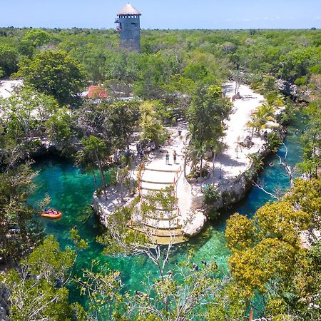 Hotel Casa Tortuga Tulum - Cenotes Park Inclusive Eksteriør bilde Cenote