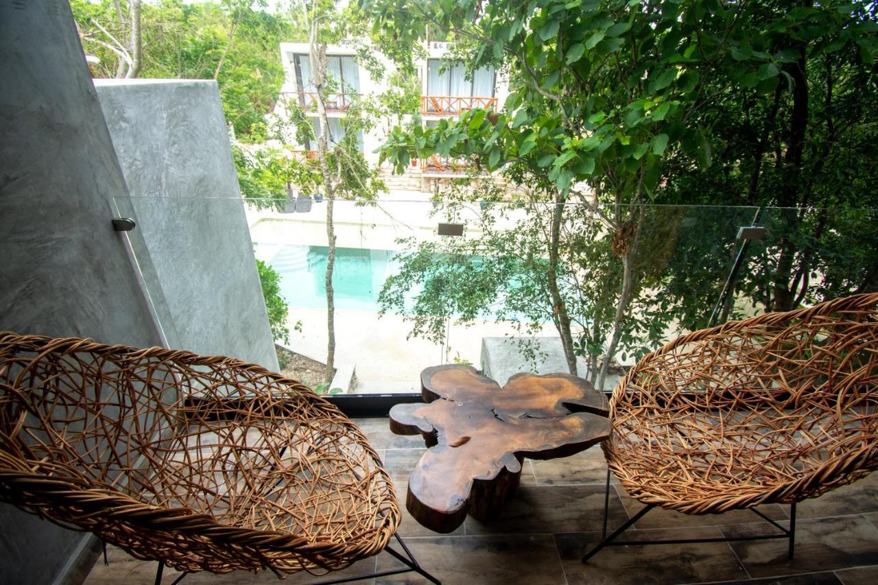 Hotel Casa Tortuga Tulum - Cenotes Park Inclusive Eksteriør bilde View from the hotel
