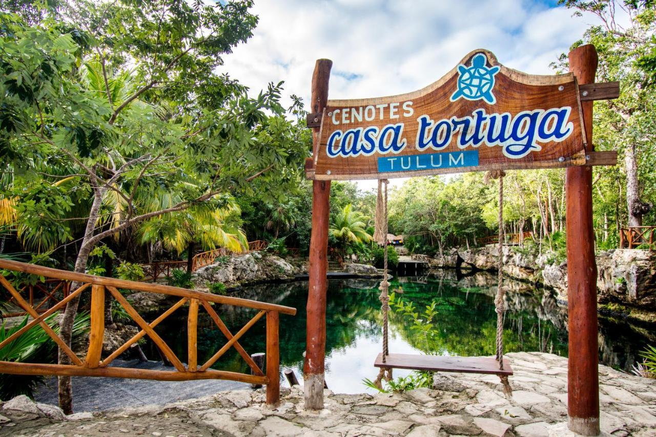 Hotel Casa Tortuga Tulum - Cenotes Park Inclusive Eksteriør bilde