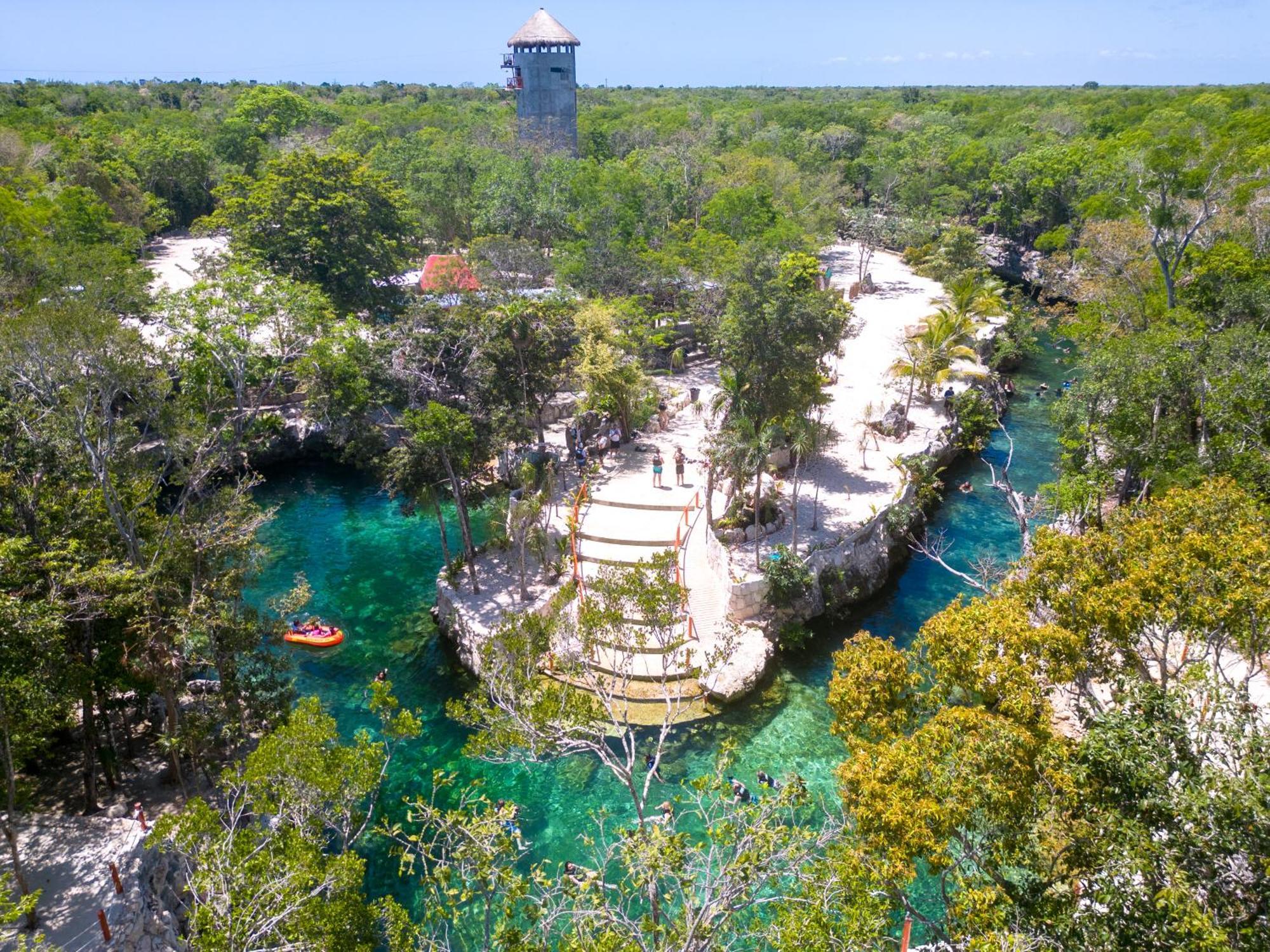 Hotel Casa Tortuga Tulum - Cenotes Park Inclusive Eksteriør bilde Cenote