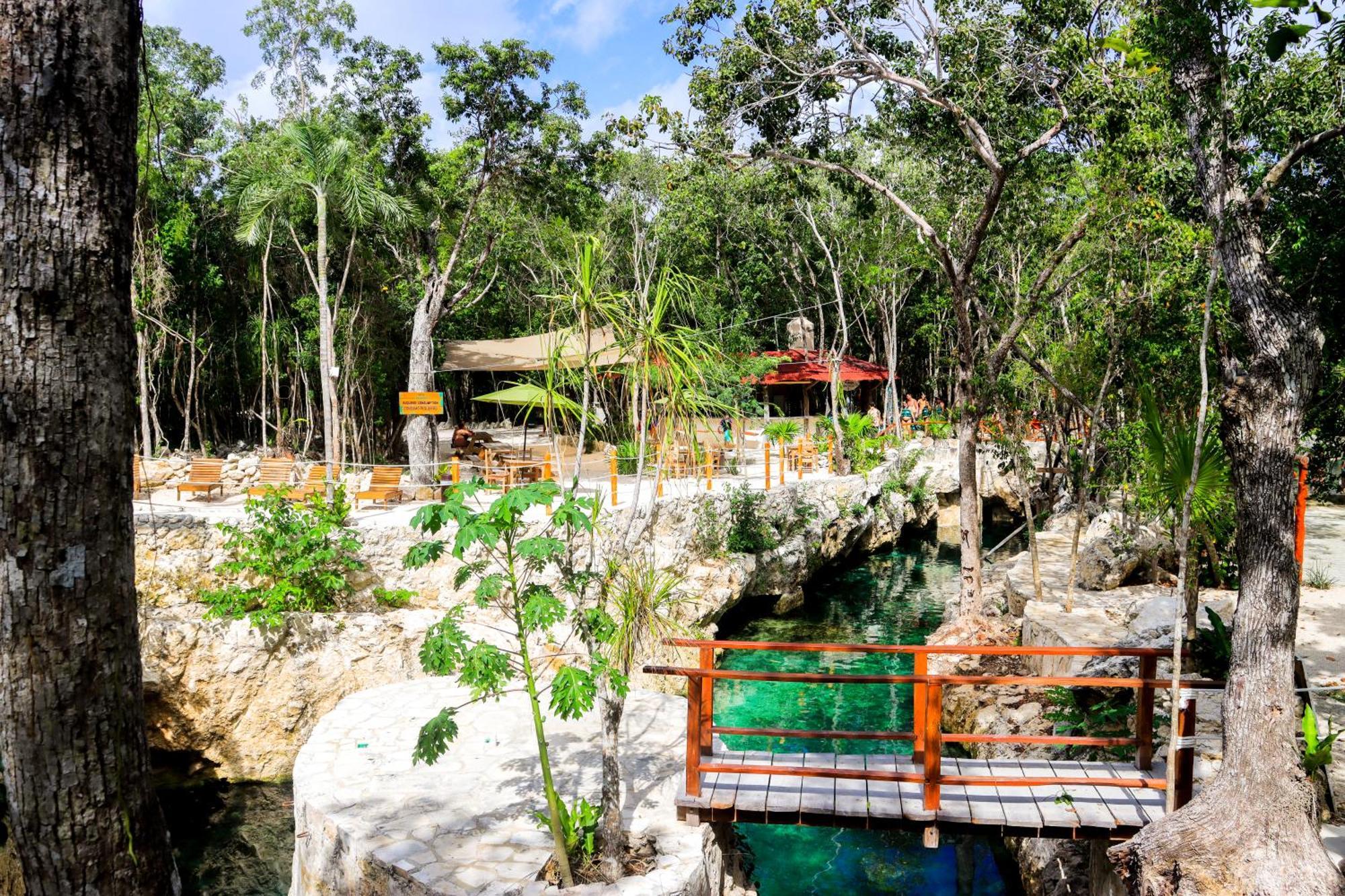 Hotel Casa Tortuga Tulum - Cenotes Park Inclusive Eksteriør bilde X-Carett